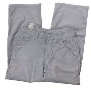 Levi's Women Baggy Carpenter Lightweight Corduroy Pants 27(30) x 27 Lilac